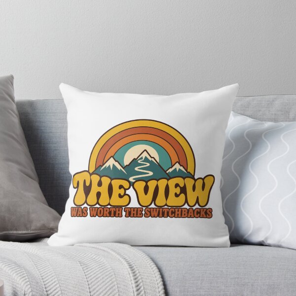 Item preview, The View Was Worth the Switchbacks Retro Hiking designed and sold by eignvalue.