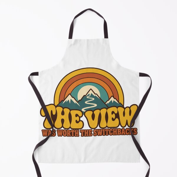 Item preview, The View Was Worth the Switchbacks Retro Hiking designed and sold by eignvalue.