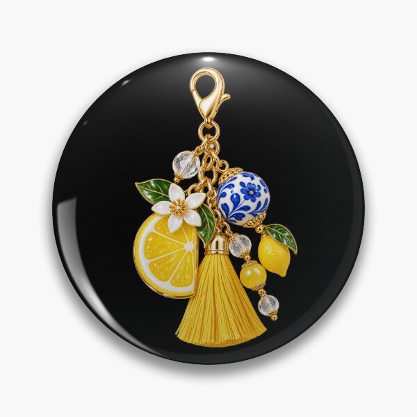 Item preview, Colorful Fruit Bag Charm Collection – Kitsch Maximalist Accessory Art designed and sold by Georain.