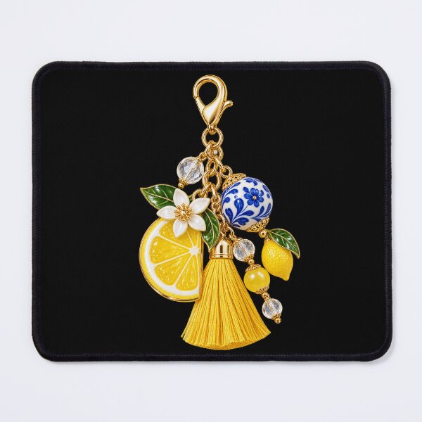 Item preview, Colorful Fruit Bag Charm Collection – Kitsch Maximalist Accessory Art designed and sold by Georain.