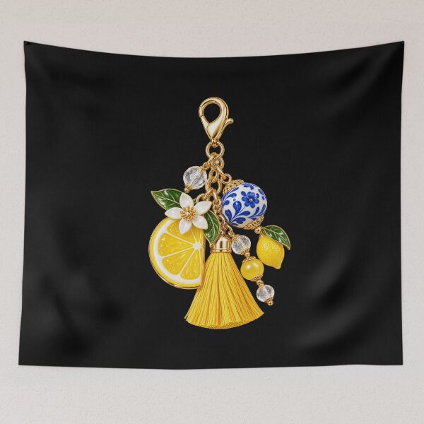 Item preview, Colorful Fruit Bag Charm Collection – Kitsch Maximalist Accessory Art designed and sold by Georain.