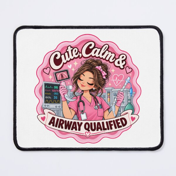 Item preview, Cute Calm & Airway Qualified Anesthesiologist designed and sold by MaritaSS.