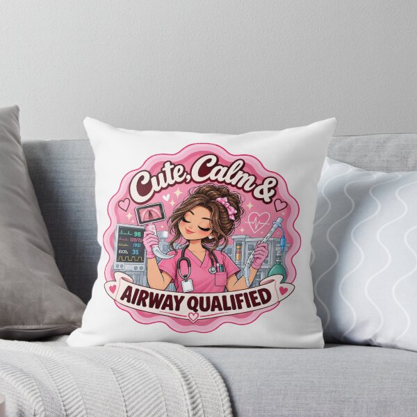 Item preview, Cute Calm & Airway Qualified Anesthesiologist designed and sold by MaritaSS.