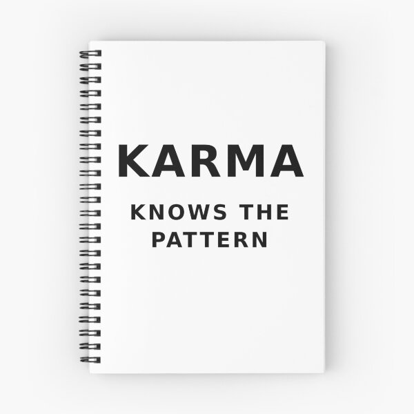 Item preview, El karma conoce el patrón designed and sold by spiritfun.