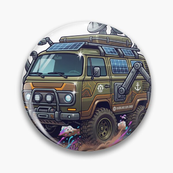 Item preview, Custom Retro British Forward Control Explorer Van Sticker designed and sold by Fixnovaguide.