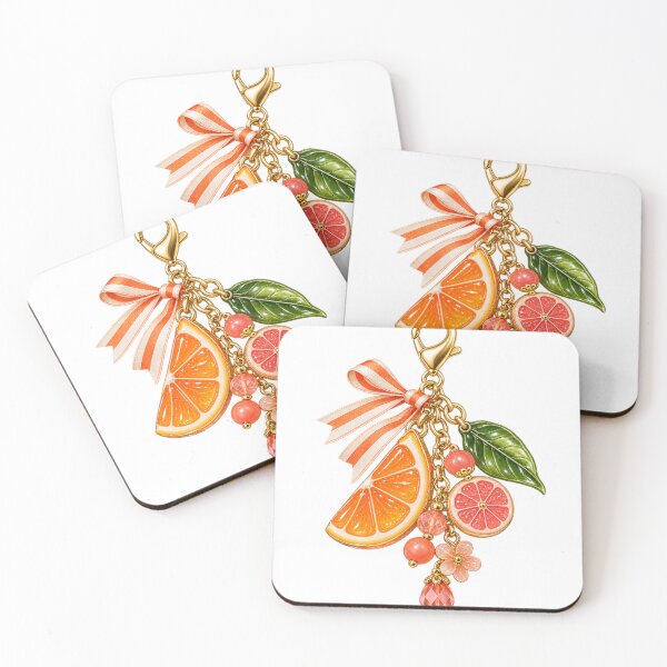 Item preview, Colorful Fruit Bag Charm Collection – Kitsch Maximalist Accessory Art designed and sold by Georain.