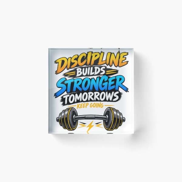 Item preview, Discipline Builds Stronger Tomorrows designed and sold by Design Sounds Studio.