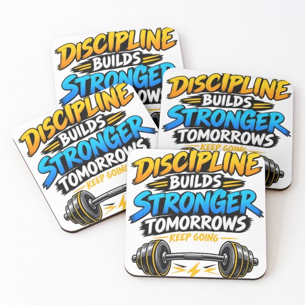 Item preview, Discipline Builds Stronger Tomorrows designed and sold by Design Sounds Studio.