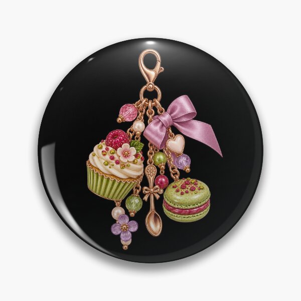 Item preview, Colorful Fruit Bag Charm Collection – Kitsch Maximalist Accessory Art designed and sold by Georain.