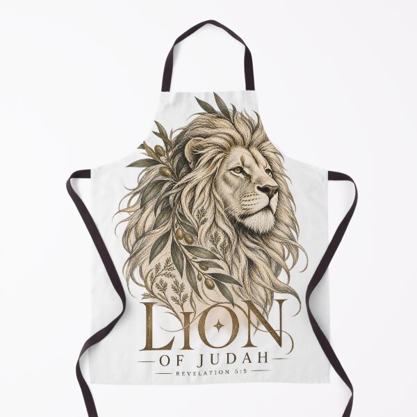 Item preview, Lion of Judah Botanical Christian T-Shirt designed and sold by PrayerWarriorUSA.