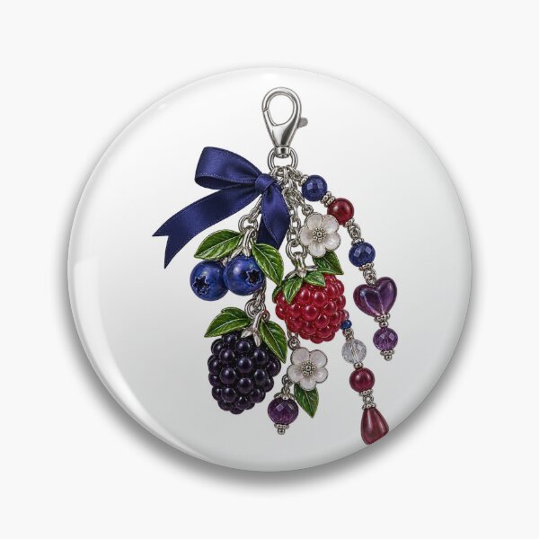 Item preview, Colorful Fruit Bag Charm Collection – Kitsch Maximalist Accessory Art designed and sold by Georain.