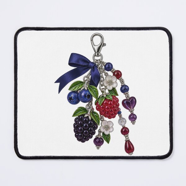 Item preview, Colorful Fruit Bag Charm Collection – Kitsch Maximalist Accessory Art designed and sold by Georain.