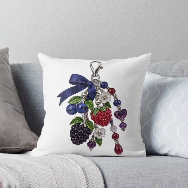 Item preview, Colorful Fruit Bag Charm Collection – Kitsch Maximalist Accessory Art designed and sold by Georain.