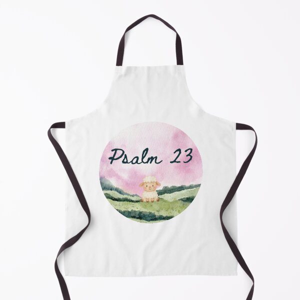 Item preview, Psalm 23 Cute Lamb | Watercolor Christian Scripture Art designed and sold by LensDyn™.