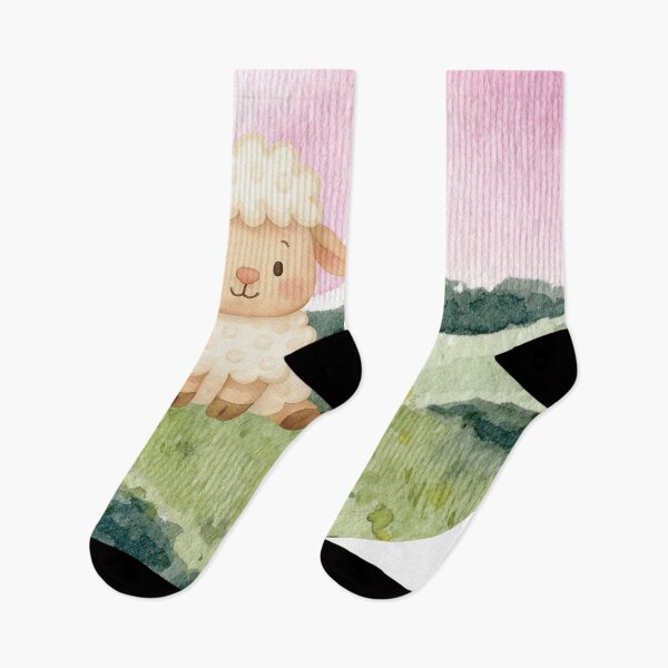 Item preview, Psalm 23 Cute Lamb | Watercolor Christian Scripture Art designed and sold by LensDyn™.