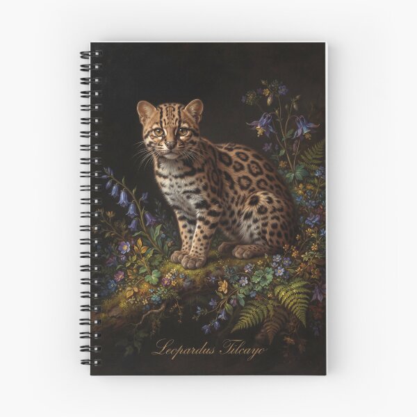 Item preview, Leopardus Tilcayo Wild Cat Botanical Portrait IV designed and sold by Yaremchuk.
