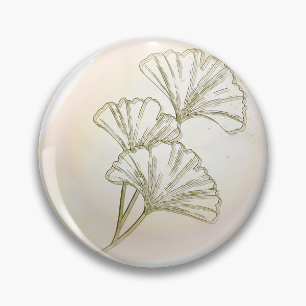 Item preview, Botanical Art Print "Ginkgo Aura" designed and sold by Diseño que alegran tu día.