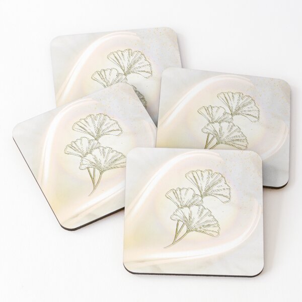 Item preview, Botanical Art Print "Ginkgo Aura" designed and sold by Diseño que alegran tu día.