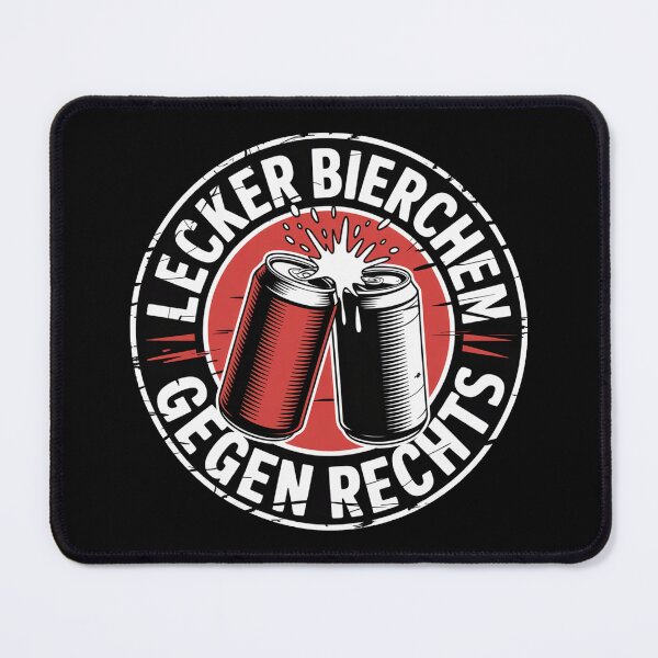 Artikelvorschau, Lecker Bierchen gegen Rechts – Erklärung für Menschenrechte und Solidarität entworfen und verkauft von LoFizzy.