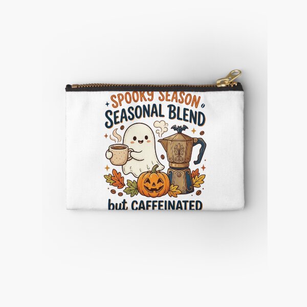 Item preview, Spooky Season Seasonal Blend But Caffeinated Halloween Ghost Pumpkin Coffee designed and sold by Rtcraftani.