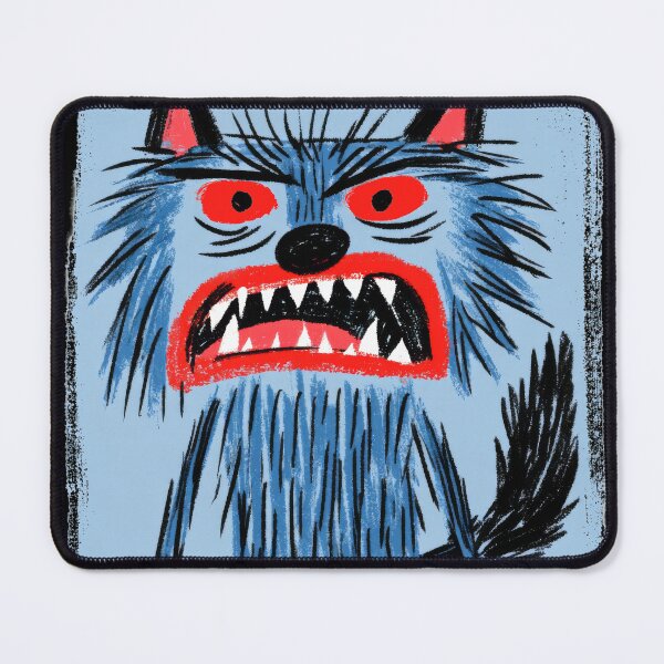Item preview, Blue Cartoon Werewolf designed and sold by Bernard Santora.