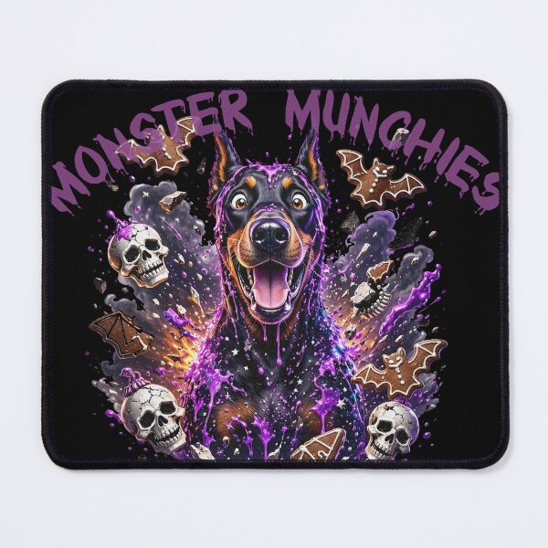Item preview, Monster Munchies Halloween Dog Doberman Cookies designed and sold by CraftyValley.