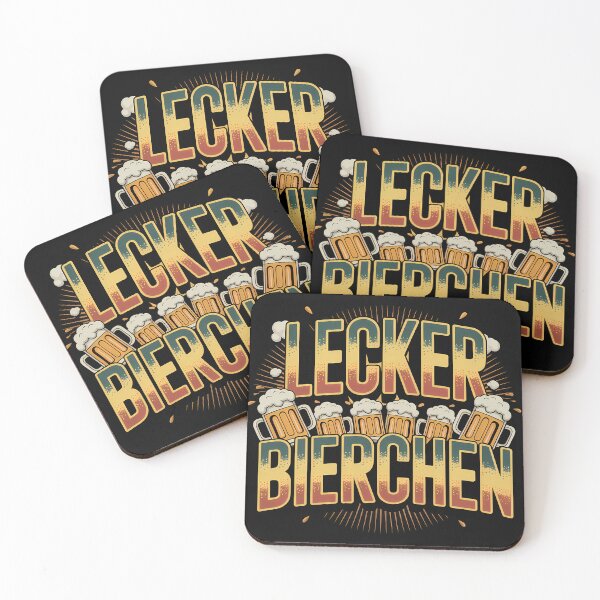 Artikelvorschau, Lecker Bierchen – lustiger Party Spruch zum Feiern entworfen und verkauft von LoFizzy.