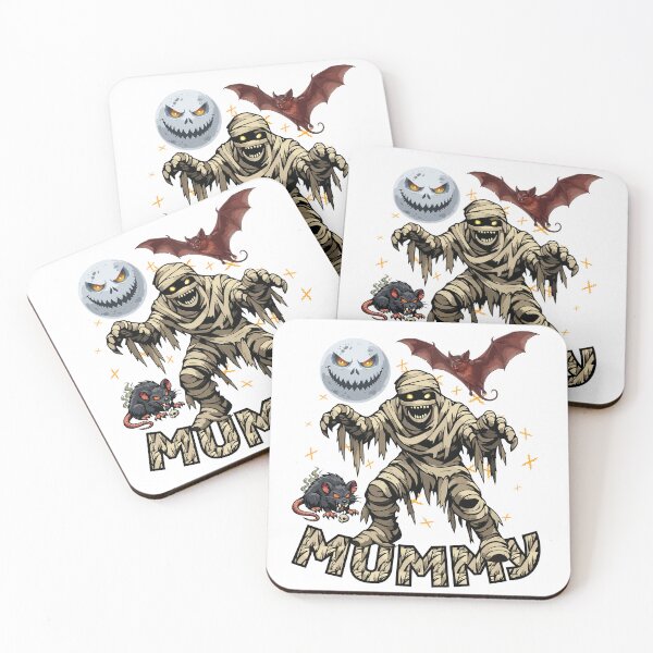 Item preview, Spooky Halloween cartoon illustration, Mummy and friends "MUMMY". designed and sold by Art-Horizon.
