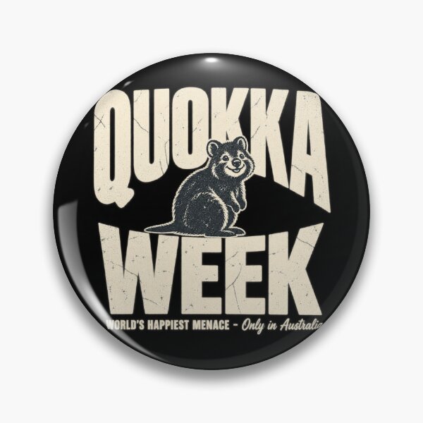 Item preview, Quokka Week Retro Distressed Australian Wildlife designed and sold by Yellowriversss.