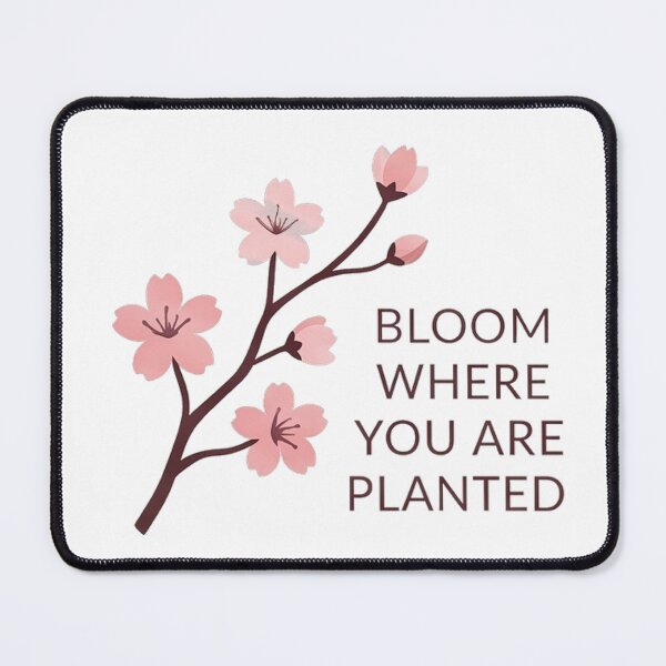Item preview, Pink blossom cherry branch watercolor designed and sold by SunkeyDesigns.