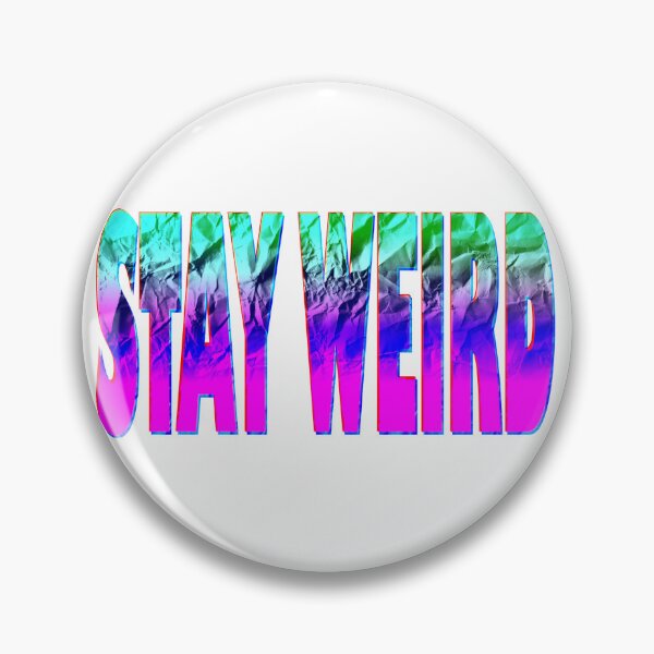 Item preview, "STAY WEIRD" Retro designed and sold by ShopCNTS.