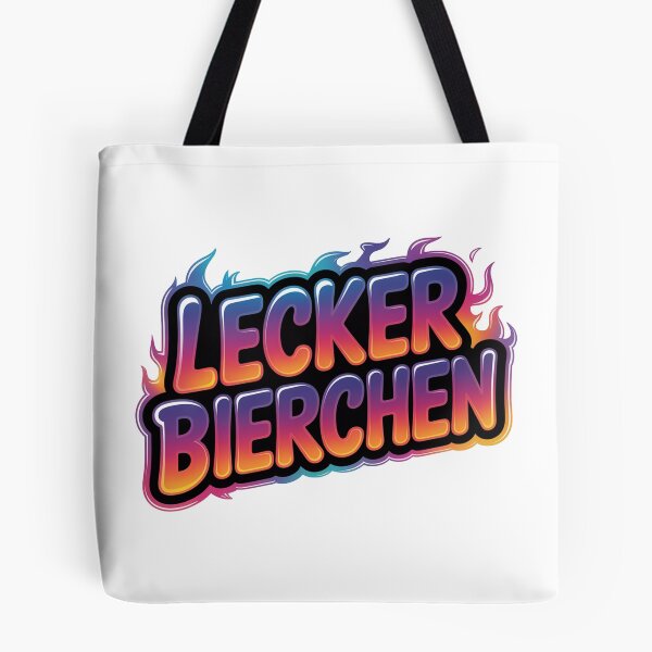 Item preview, Lecker Bierchen– lustiger Party Spruch zum Feiern designed and sold by LoFizzy.
