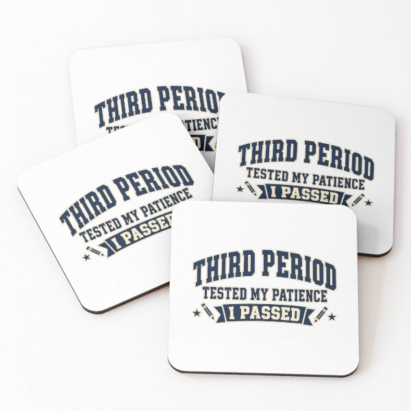 Item preview, Third Period Tested My Patience I Passed Teacher designed and sold by eignvalue.