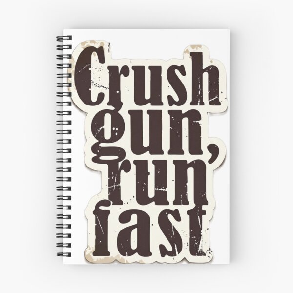Item preview, Crush gun, run fast designed and sold by jonathanejordan.