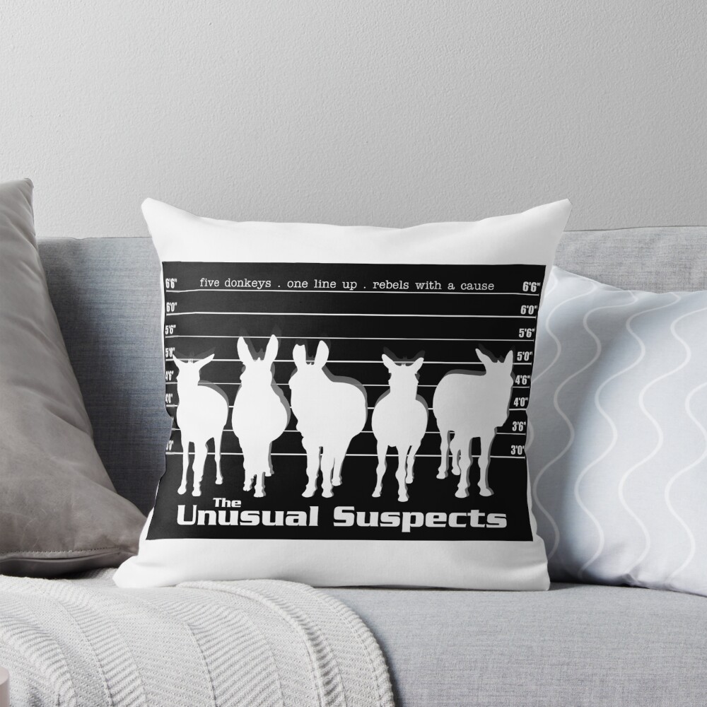 Item preview, Throw Pillow designed and sold by Rebeldonkey.