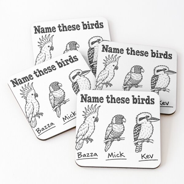 Item preview, Name These Birds Funny Australian Bird Humor designed and sold by Yellowriversss.