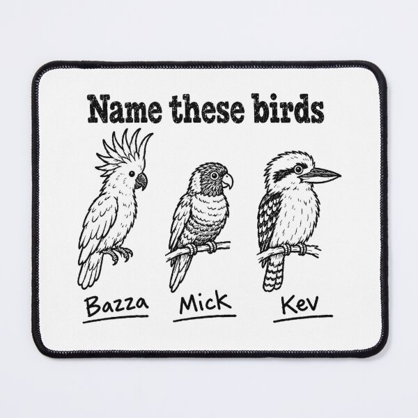 Item preview, Name These Birds Funny Australian Bird Humor designed and sold by Yellowriversss.