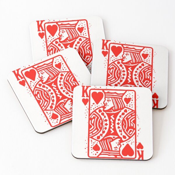 Item preview, Bold Red King of Hearts Playing Card Streetwear Art designed and sold by Kybruno's Creations.