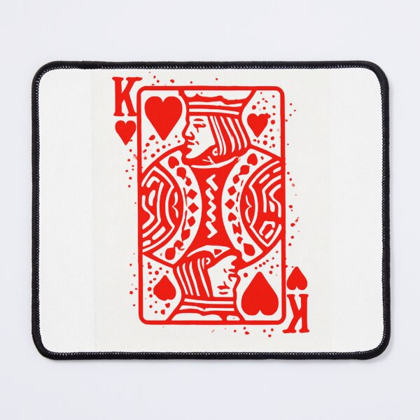 Item preview, Bold Red King of Hearts Playing Card Streetwear Art designed and sold by Kybruno's Creations.