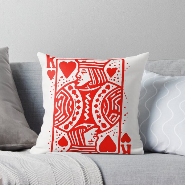 Item preview, Bold Red King of Hearts Playing Card Streetwear Art designed and sold by Kybruno's Creations.