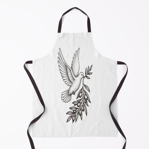 Item preview, Holy Spirit Dove Olive Branch Stippled Art designed and sold by Francisbb.