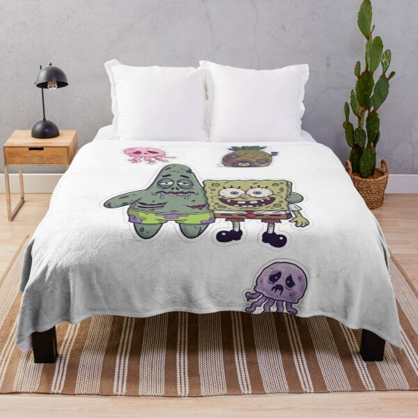 Item preview, SpongeBob and Patrick Star Zombies designed and sold by LadyCartoon.