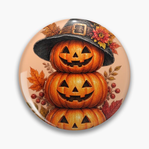 Item preview, Spooky Stacked Jack O Lanterns designed and sold by DrAsmaaMohamed.