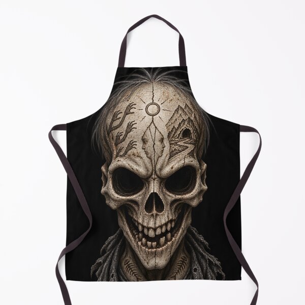 Item preview, Gaunt Skull Circle Sigil Cave Mountain Dark Art designed and sold by T-Chou.