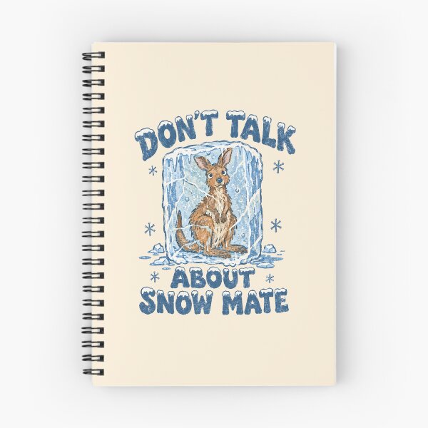 Item preview, Don't Talk About Snow Mate Funny Aussie Kangaroo designed and sold by Yellowriversss.