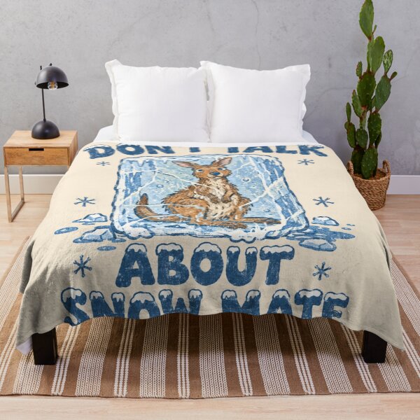 Item preview, Don't Talk About Snow Mate Funny Aussie Kangaroo designed and sold by Yellowriversss.