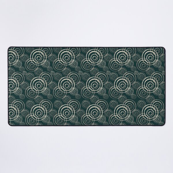 Item preview, Forest Green Circle Concentric Ring Seamless Pattern designed and sold by StefanStudioArt.
