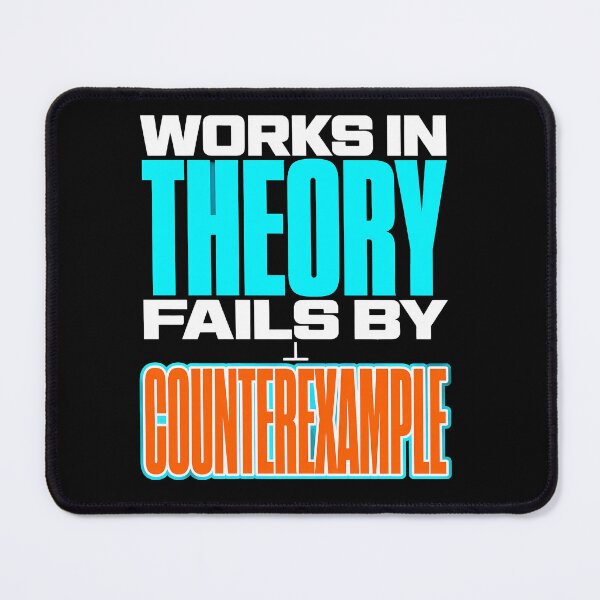 Item preview, Fails By Counterexample Math Student Typography designed and sold by Fun2Fentastic.