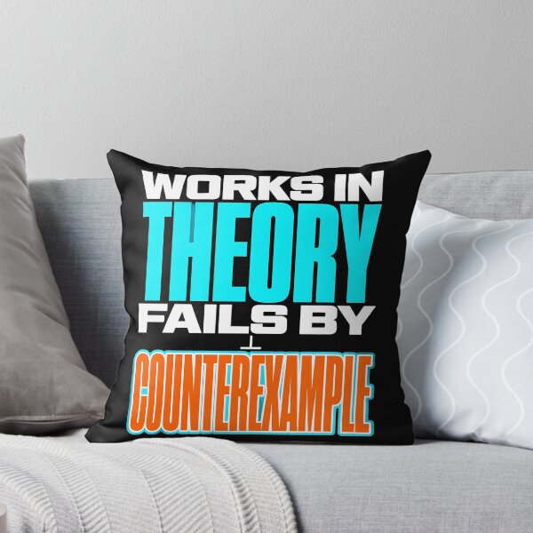 Item preview, Fails By Counterexample Math Student Typography designed and sold by Fun2Fentastic.