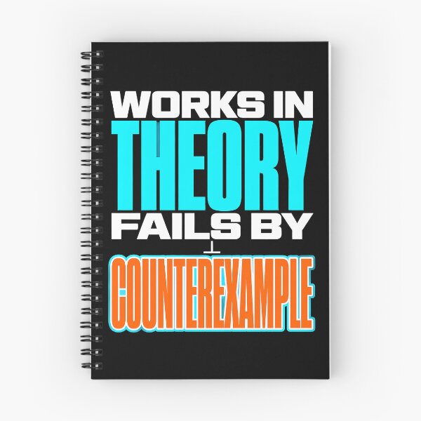 Item preview, Fails By Counterexample Math Student Typography designed and sold by Fun2Fentastic.